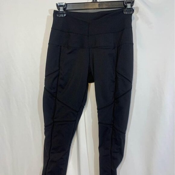 𝅺karma leggings. Black. Size 2. New condition. See through lines. Compression. - Picture 1 of 9